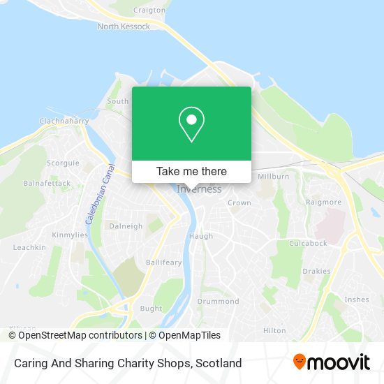 Caring And Sharing Charity Shops map