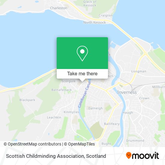 Scottish Childminding Association map