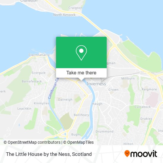 The Little House by the Ness map