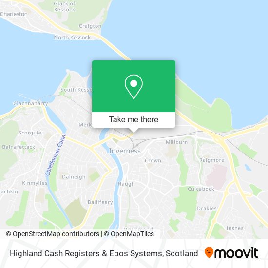 Highland Cash Registers & Epos Systems map