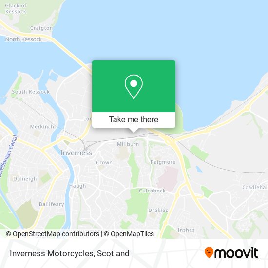 Inverness Motorcycles map