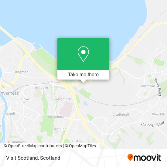 Visit Scotland map