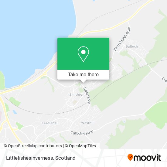 Littlefishesinverness map