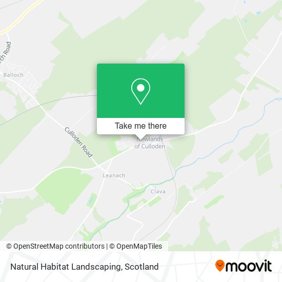 Natural Habitat Landscaping map