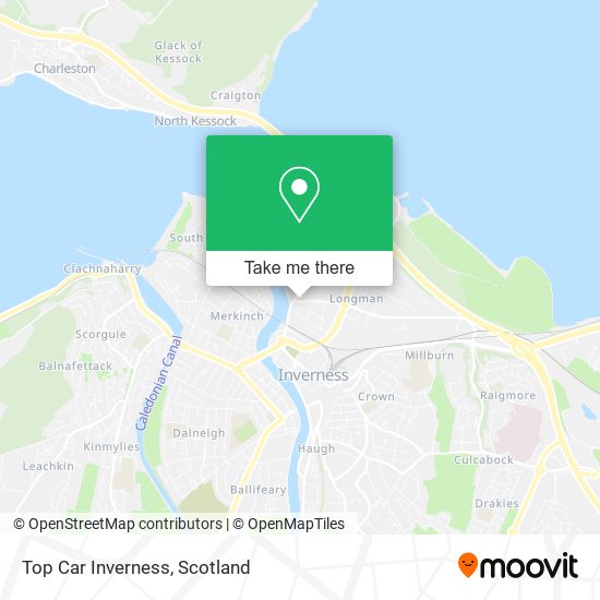 Top Car Inverness map