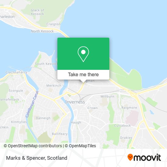 Marks & Spencer map