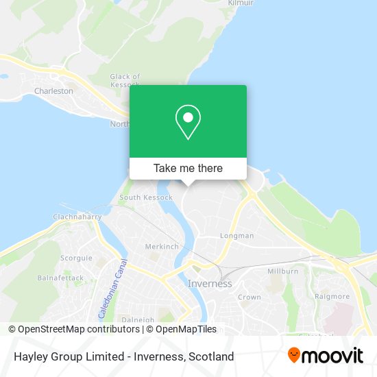 Hayley Group Limited - Inverness map