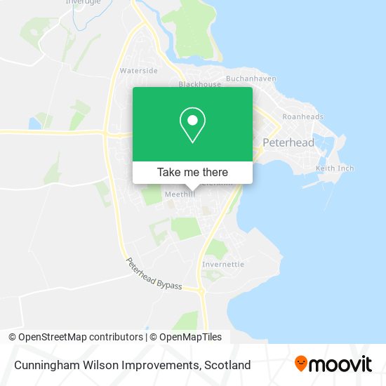 Cunningham Wilson Improvements map