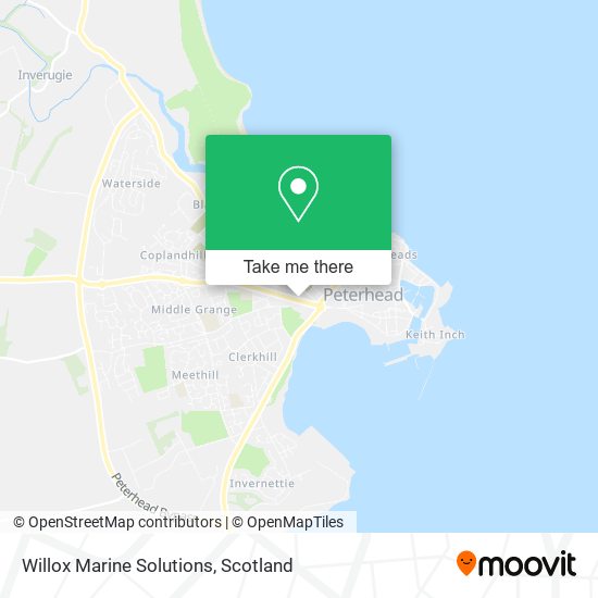 Willox Marine Solutions map