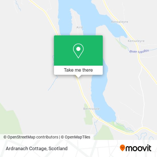 Ardranach Cottage map