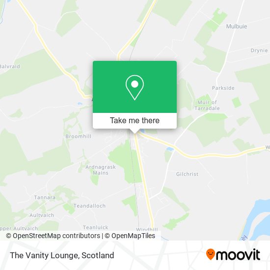 The Vanity Lounge map