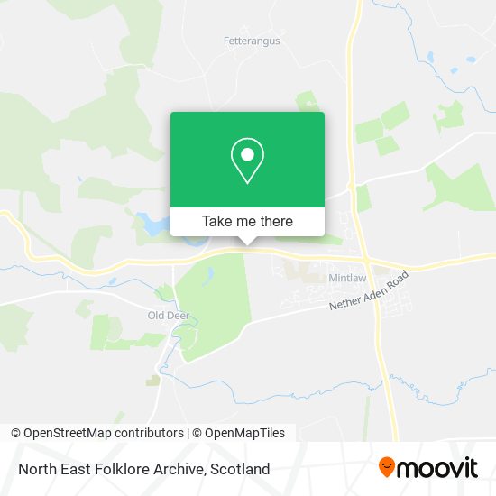 North East Folklore Archive map