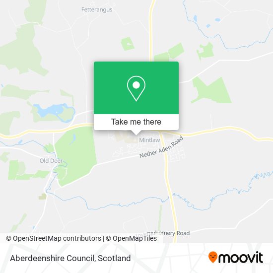 Aberdeenshire Council map