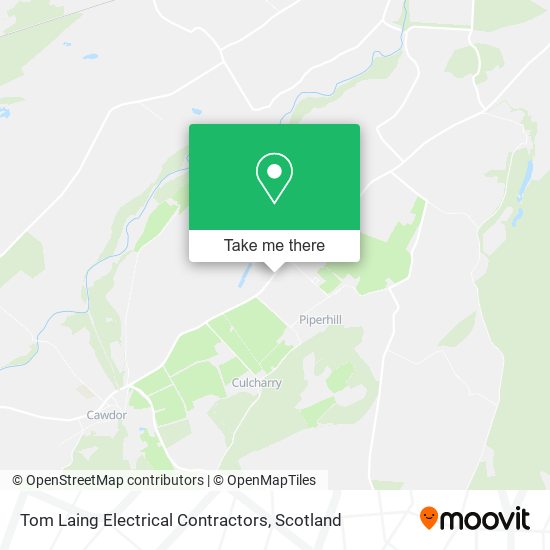 Tom Laing Electrical Contractors map