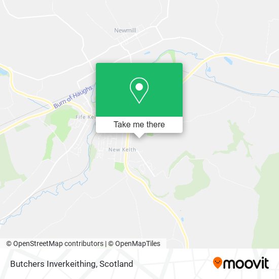Butchers Inverkeithing map