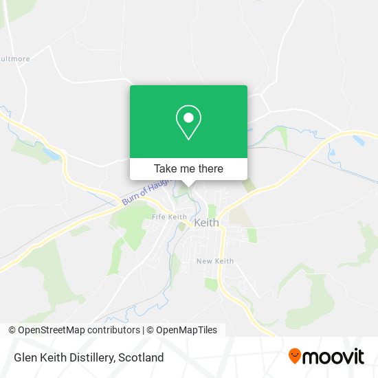 Glen Keith Distillery map