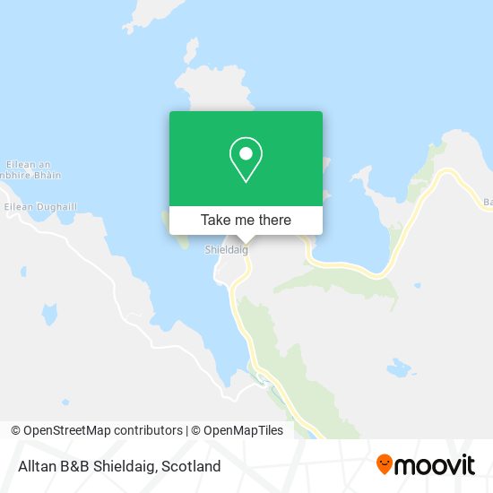 Alltan B&B Shieldaig map