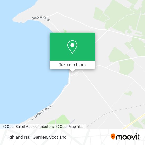 Highland Nail Garden map