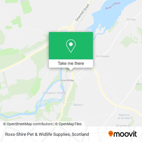 Ross-Shire Pet & Widlife Supplies map