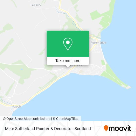 Mike Sutherland Painter & Decorator map
