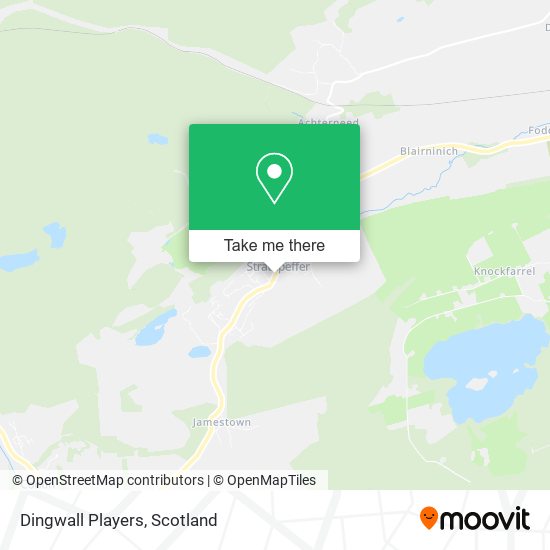 Dingwall Players map