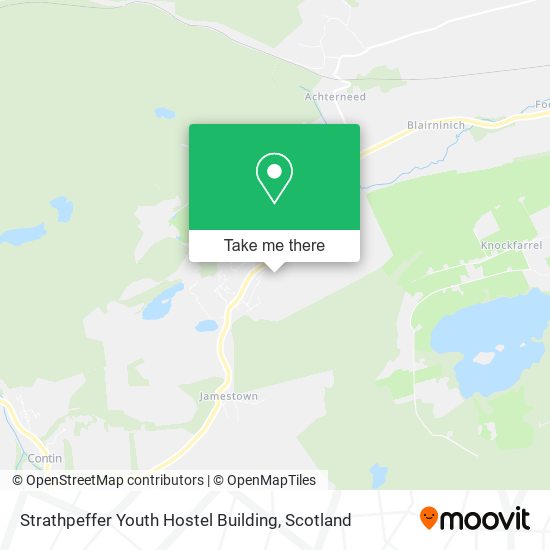 Strathpeffer Youth Hostel Building map