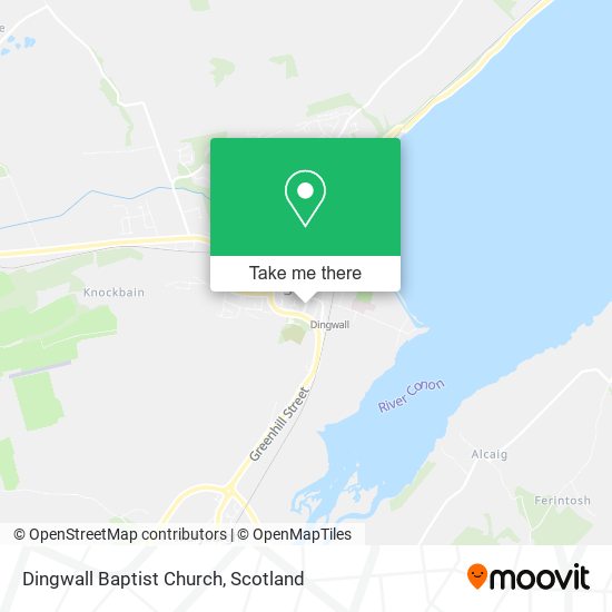 Dingwall Baptist Church map