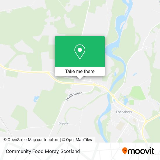 Community Food Moray map