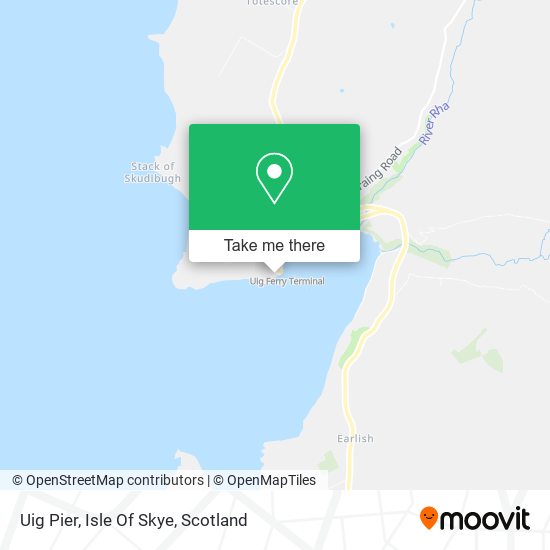 Uig Pier, Isle Of Skye map