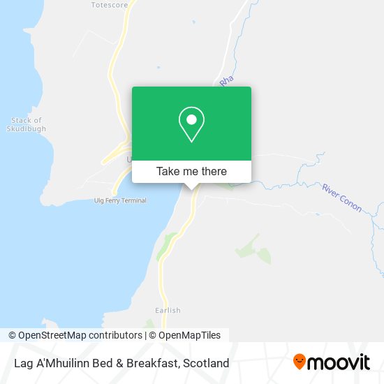 Lag A'Mhuilinn Bed & Breakfast map