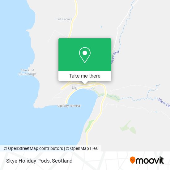 Skye Holiday Pods map