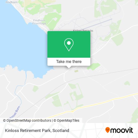 Kinloss Retirement Park map