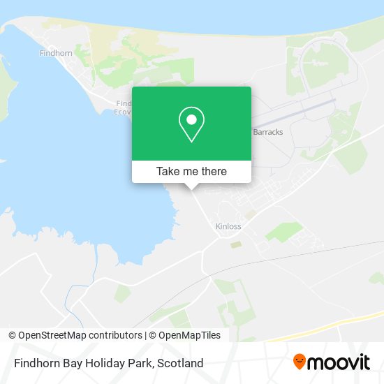 Findhorn Bay Holiday Park map