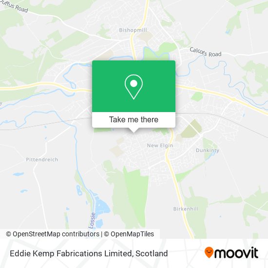 Eddie Kemp Fabrications Limited map