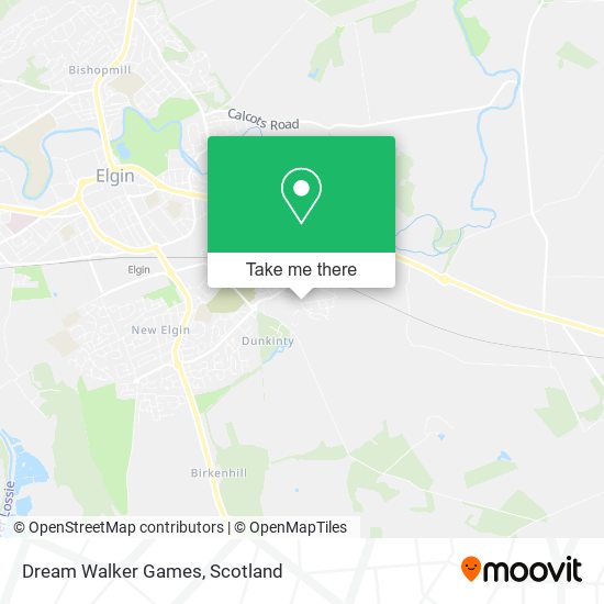 Dream Walker Games map