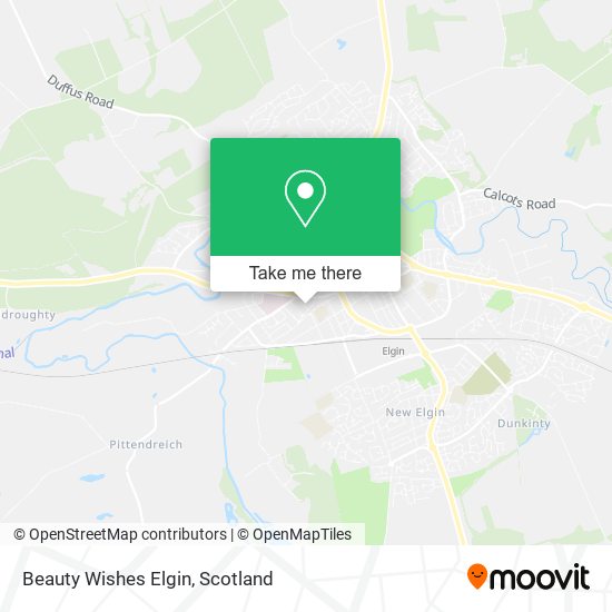 Beauty Wishes Elgin map