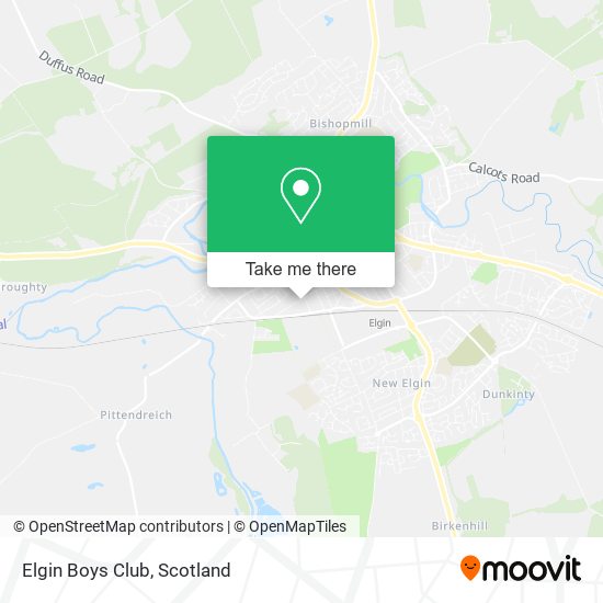 Elgin Boys Club map