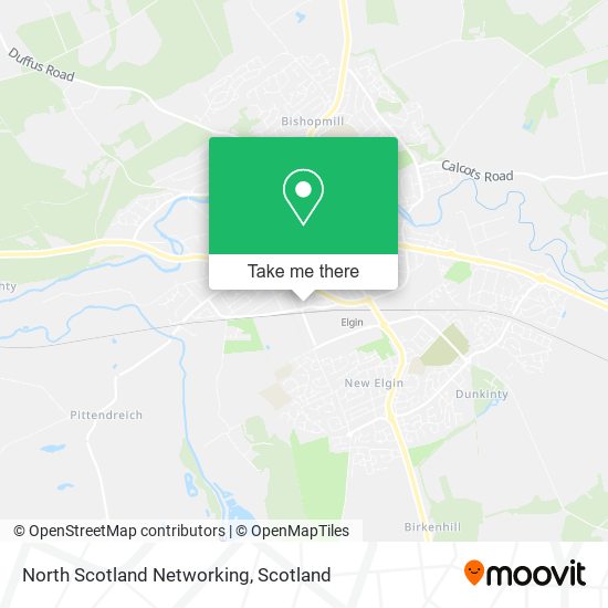 North Scotland Networking map
