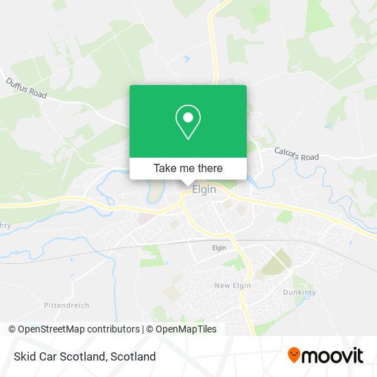 Skid Car Scotland map