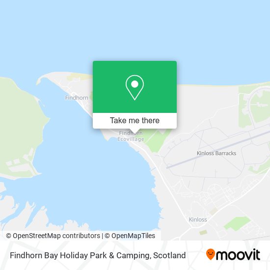 Findhorn Bay Holiday Park & Camping map