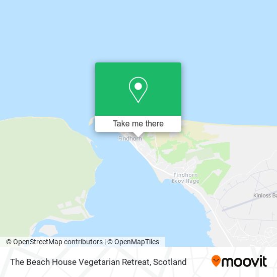 The Beach House Vegetarian Retreat map