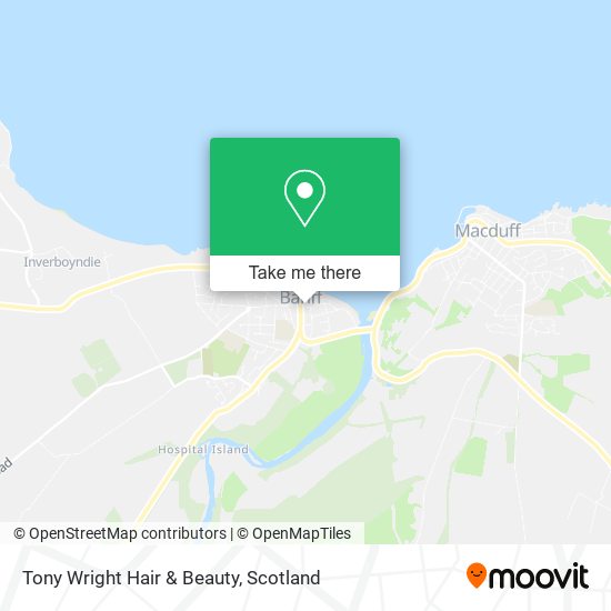 Tony Wright Hair & Beauty map