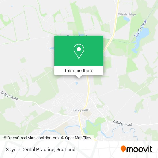 Spynie Dental Practice map