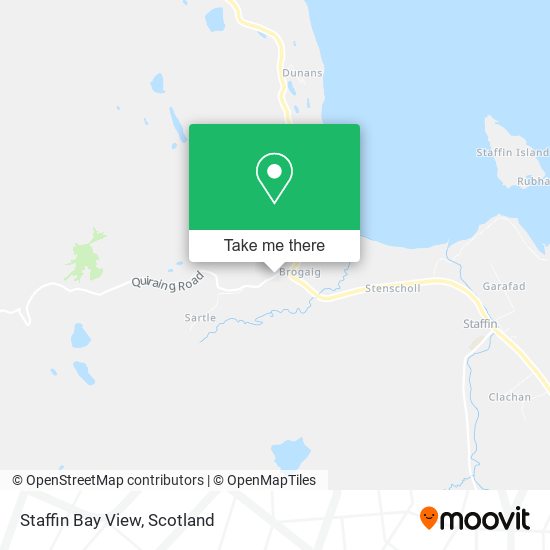 Staffin Bay View map