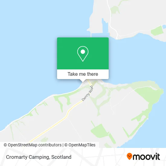 Cromarty Camping map
