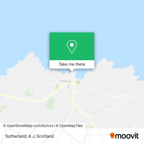 Sutherland, A J map