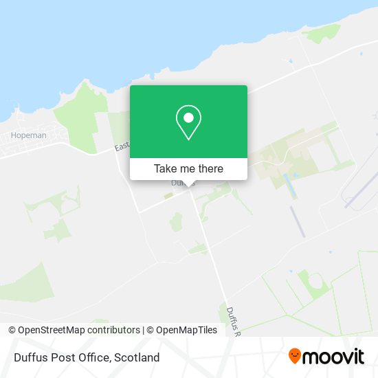 Duffus Post Office map
