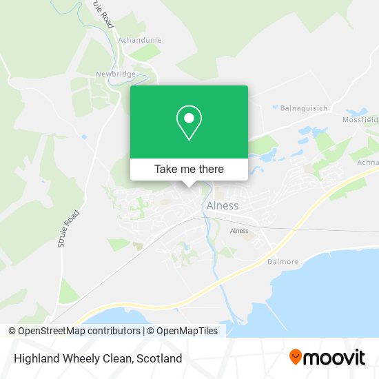 Highland Wheely Clean map