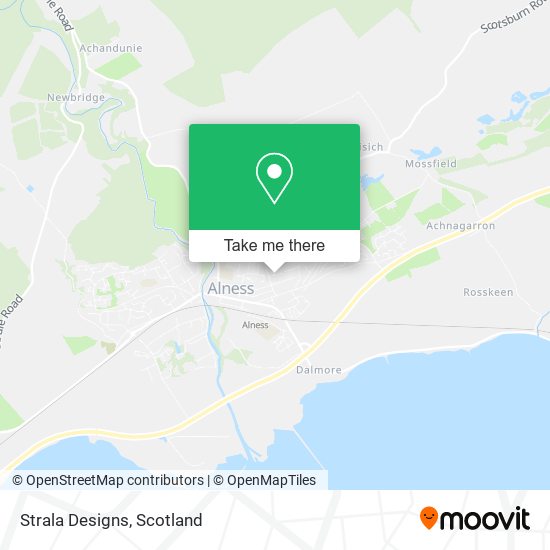 Strala Designs map