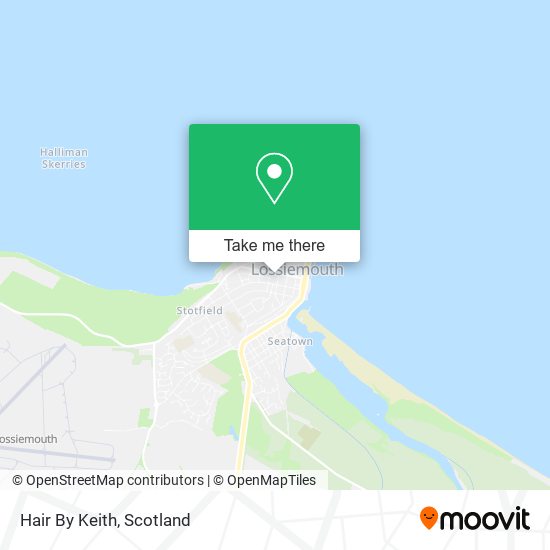 Hair By Keith map